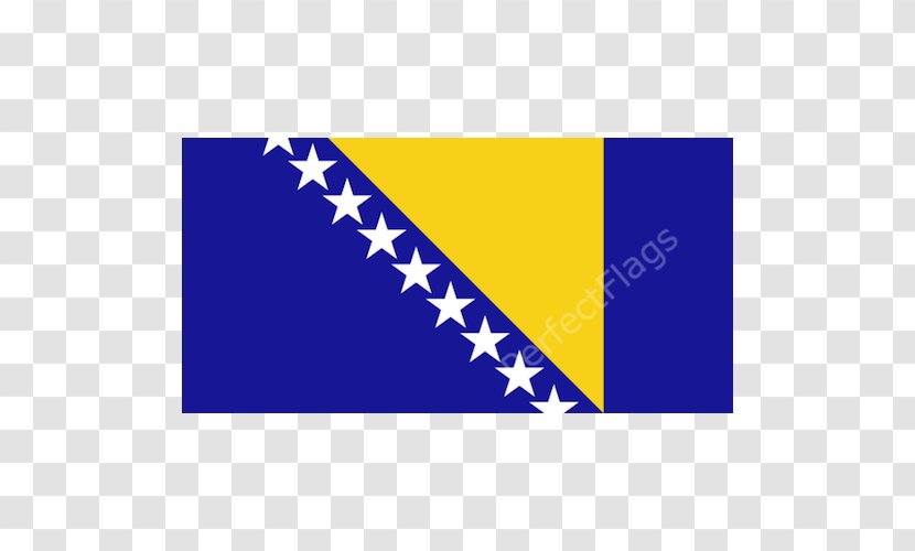 Flag Of Bosnia And Herzegovina National The United States - Electric Blue - Five Stars Transparent PNG