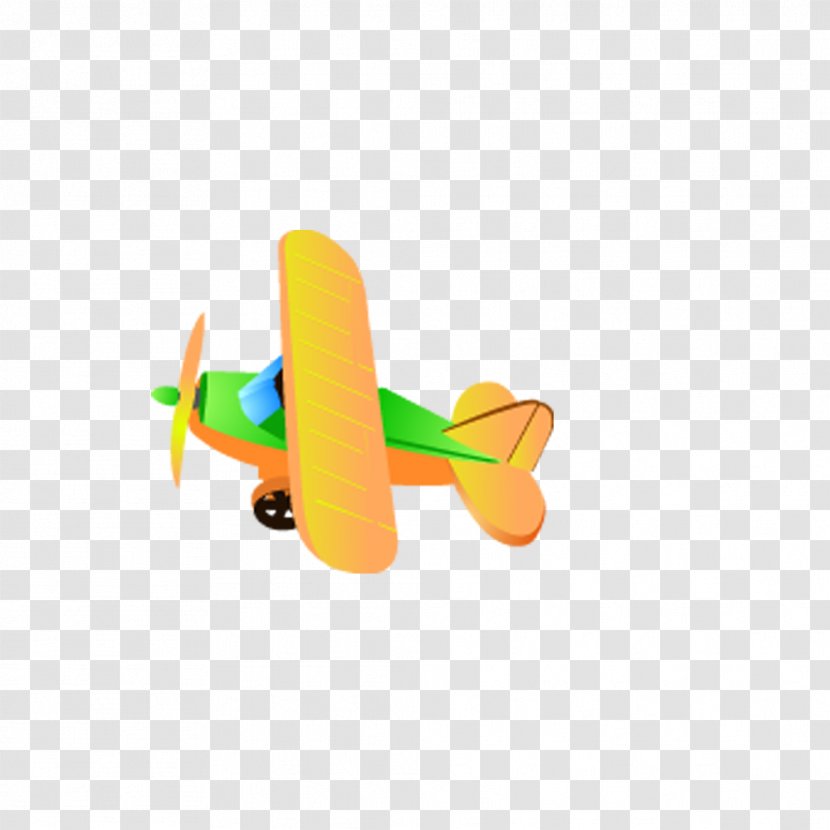 Airplane Flight - Orange - Kids Toys Transparent PNG
