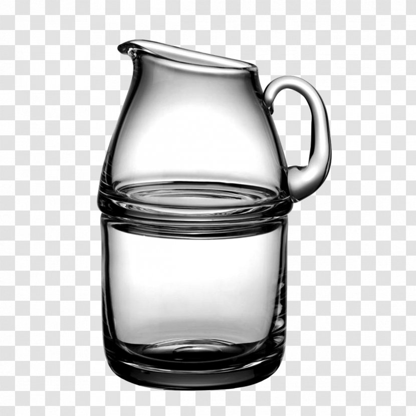 Glass Jug Cocktail Pitcher Drink - Water - Ice Bucket Budweiser Transparent PNG