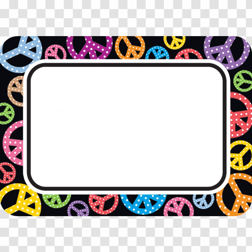 Name Tag Peace Symbols Sticker Clip Art - Pin Transparent PNG