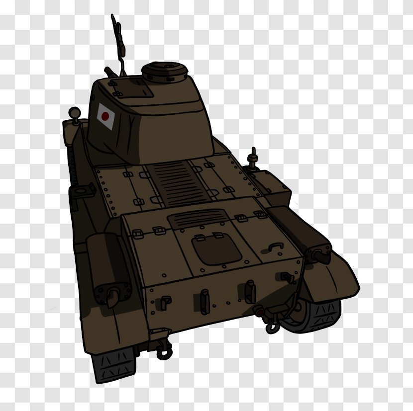 Churchill Tank World Of Tanks Type 3 Chi-Nu Medium Gun Turret - Weapon Transparent PNG