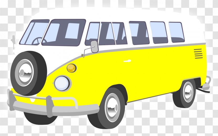 Volkswagen Type 2 Campervan Car - Transport - MOBIL Transparent PNG