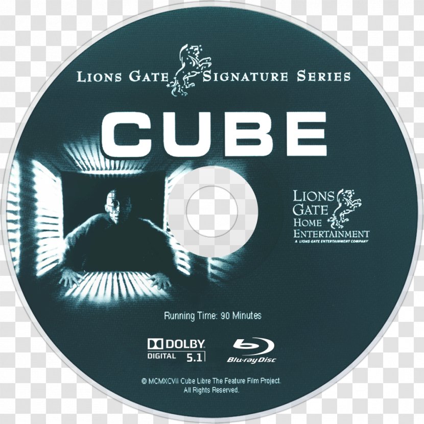 Blu-ray Disc DVD Cube Film Poster - Brand - Ent Transparent PNG