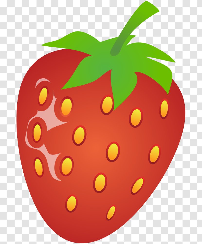 Strawberry Clip Art Fruit Food Openclipart - Public Domain Transparent PNG