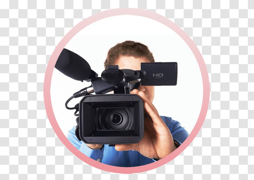 Digital SLR Videographer Camera Lens Photographic Film Cinematographer - Cartoon Transparent PNG