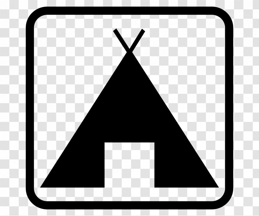 Campsite Camping Tent Map Symbolization Clip Art - Teepee Transparent PNG