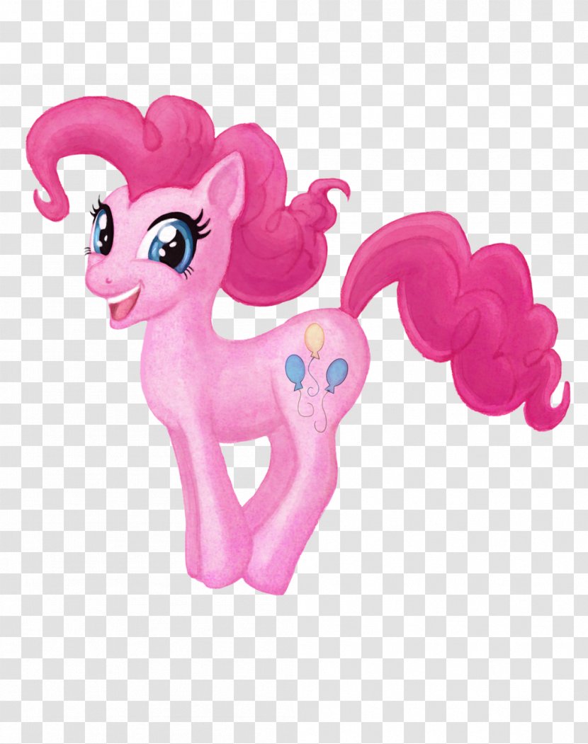 Pinkie Pie Rarity Pony .by Friendship - Figurine - Magenta Transparent PNG