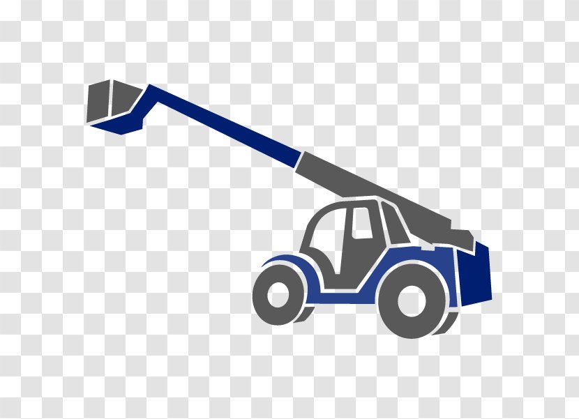 Forklift Telescopic Handler Industry Car Blue - Technology Transparent PNG