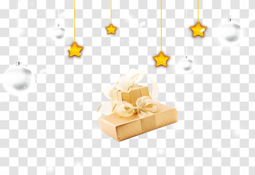 Gift Christmas Designer - Yellow - Delivery Transparent PNG