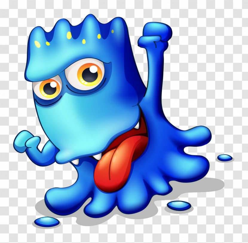 Royalty-free Monster Cartoon Clip Art - Tongue Virus Transparent PNG