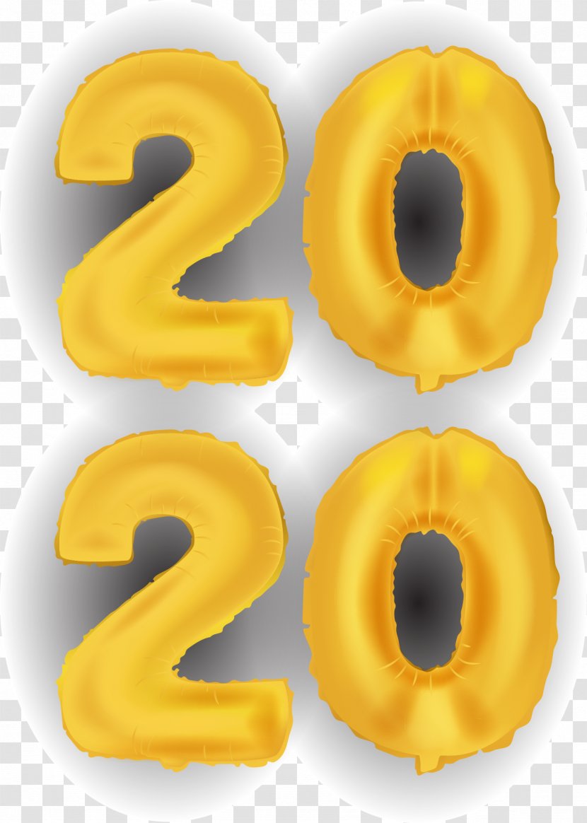 2020 Happy New Year - Number Symbol Transparent PNG