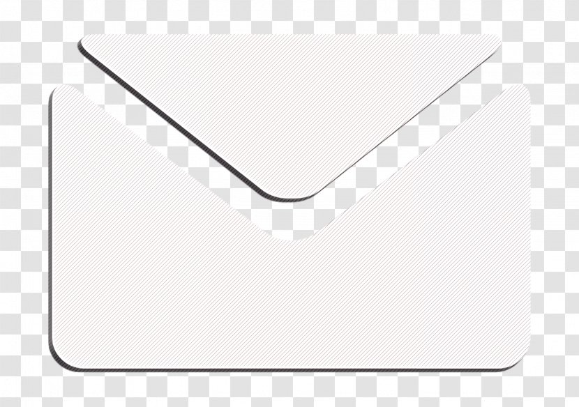 Mail Icon - Blackandwhite - Symbol Transparent PNG