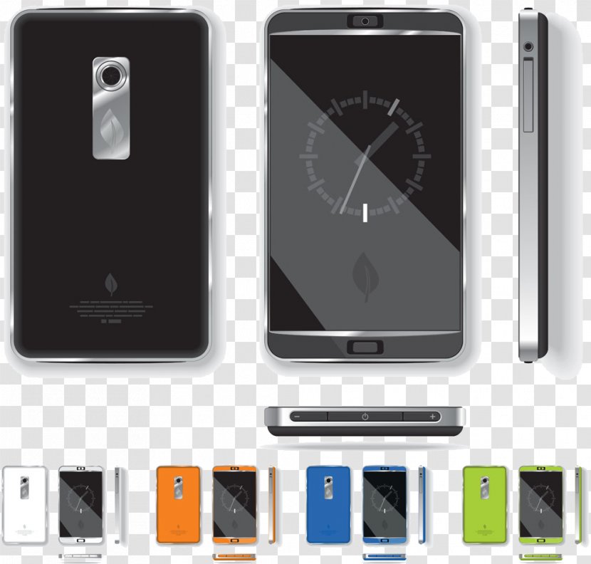 Smartphone Euclidean Vector Touchscreen - Communication Device Transparent PNG