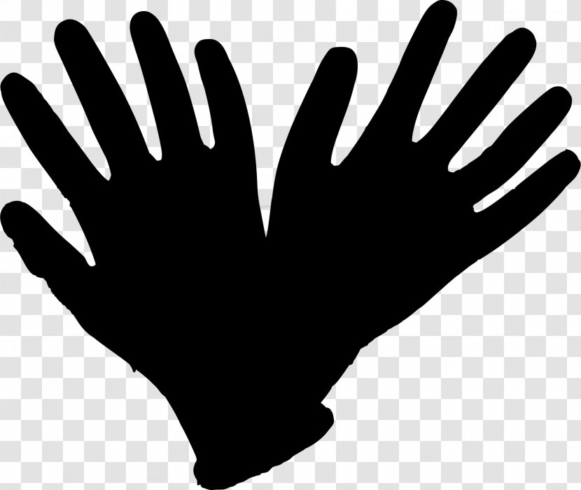 Finger Hand Model Clip Art Glove Line - Formal Gloves Transparent PNG