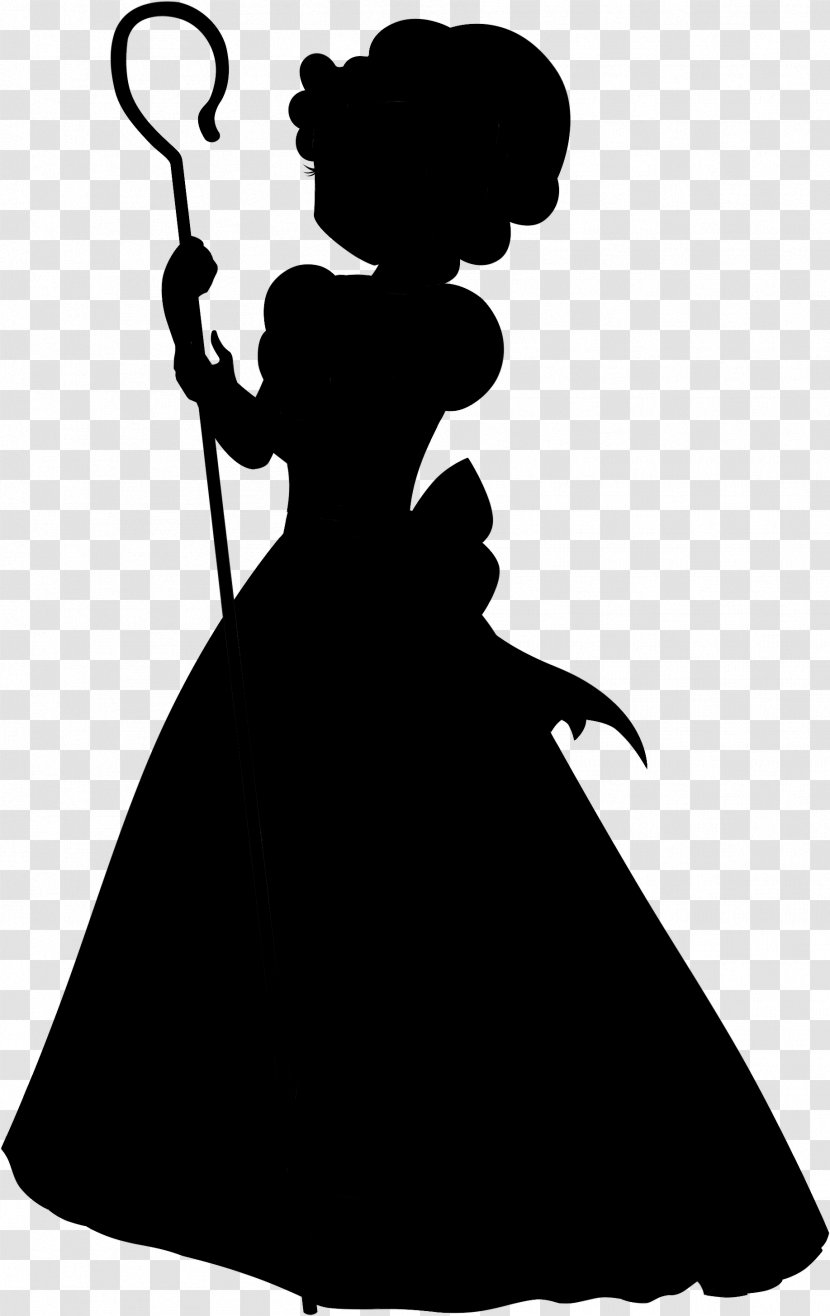 Clip Art Dress Character Silhouette Fiction - Black M Transparent PNG