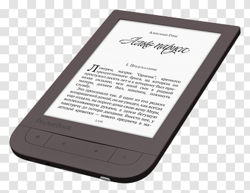 EBook Reader 15.2 Cm PocketBookTOUCH HD E-Readers PocketBook International PocketBookTouch Lux E Ink - Technology - Book Transparent PNG