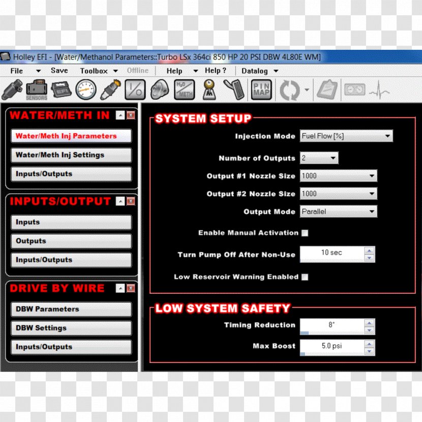 Car Holley Performance Products Wiring Diagram Fuel Injection Engine Control Unit - Gasoline Pump Transparent PNG