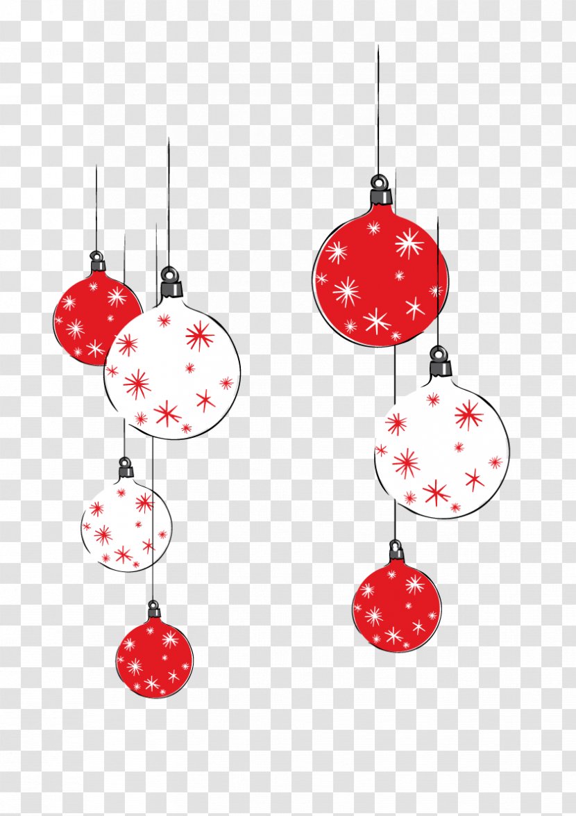 Christmas Ornament Decoration - Red - Baubles HD Transparent PNG
