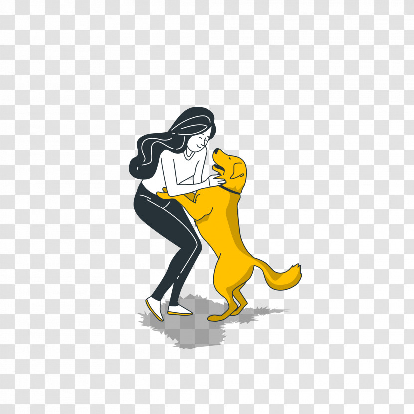 Cartoon Yellow Human Shoe Transparent PNG