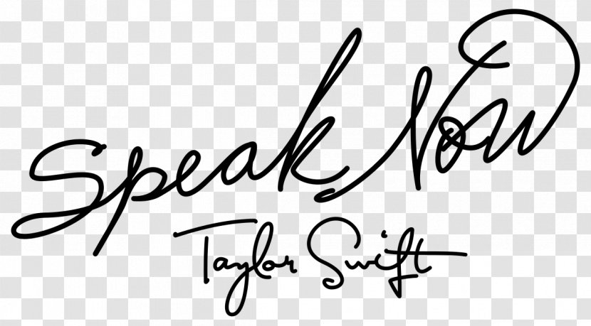 Speak Now World Tour Live Fearless Taylor Swift Reputation - Silhouette - Love The Font Transparent PNG