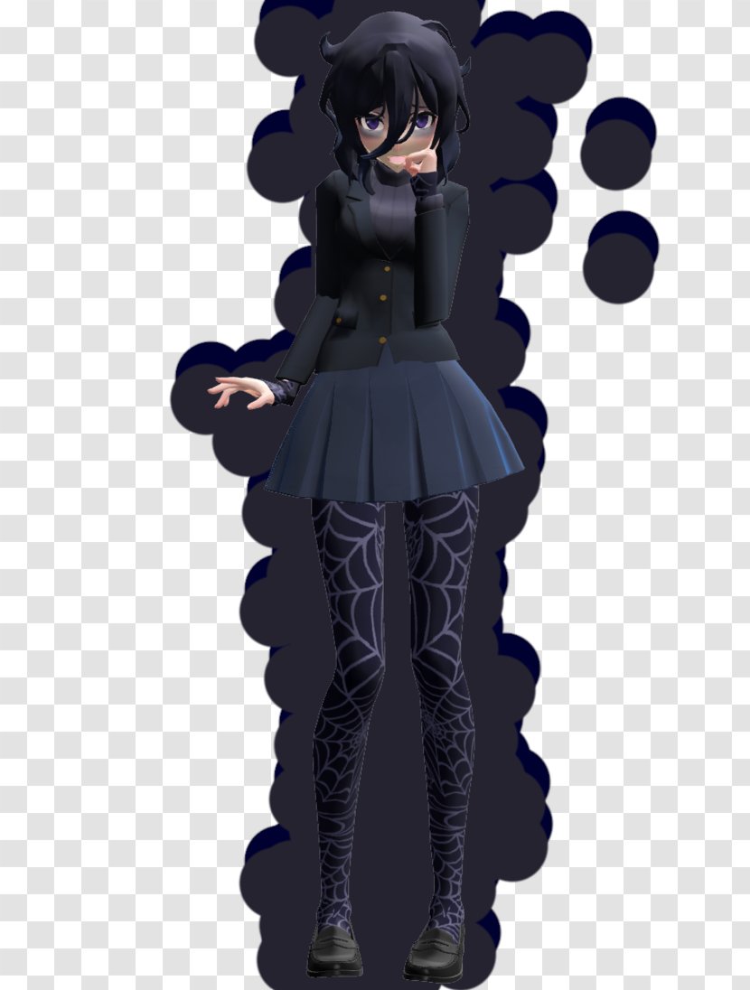 Yandere Simulator Blazer Lapel Pin - Silhouette Transparent PNG