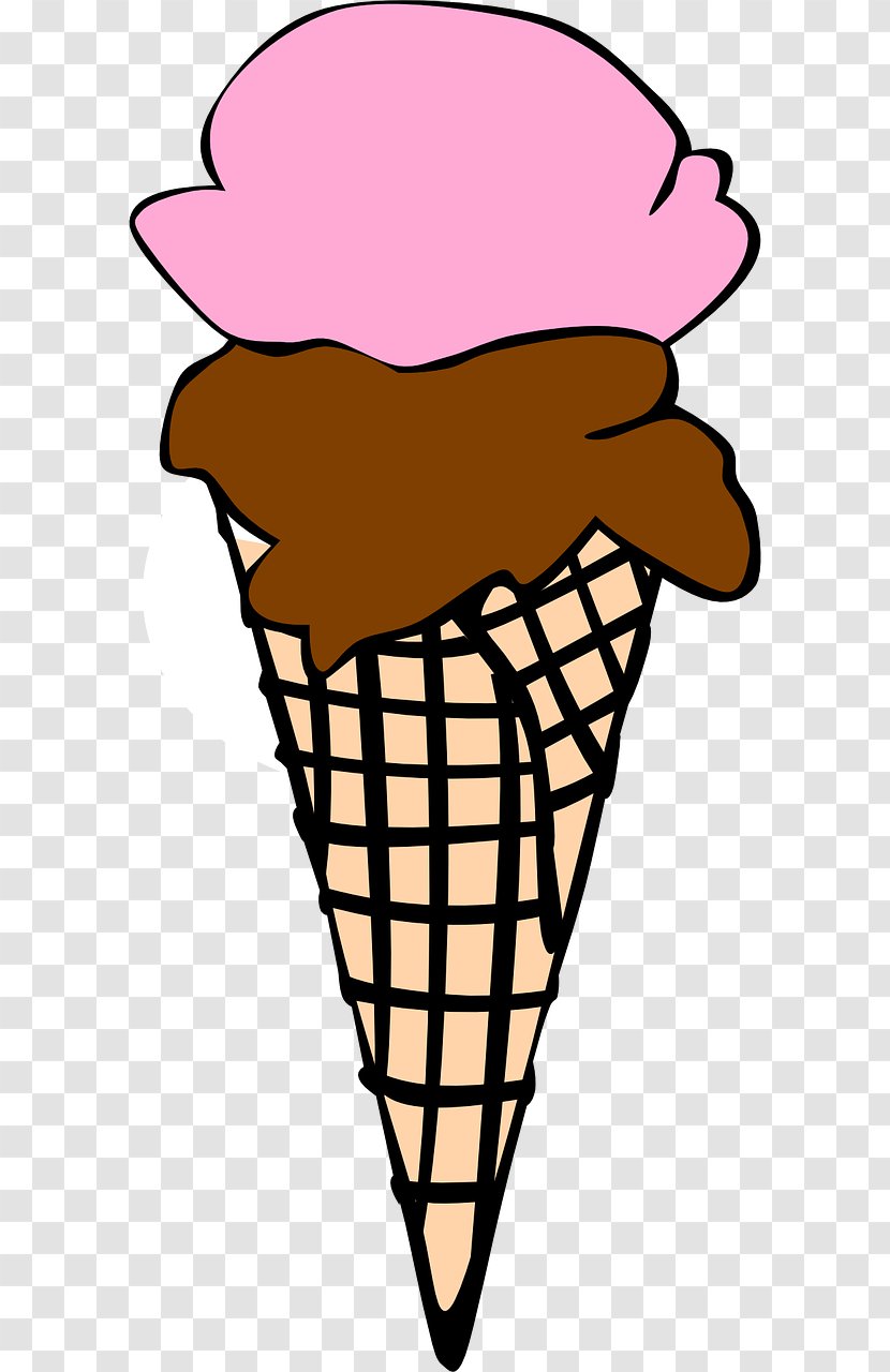 Ice Cream Cones Chocolate Sundae - Scalable Vector Graphics - Delicious Transparent PNG