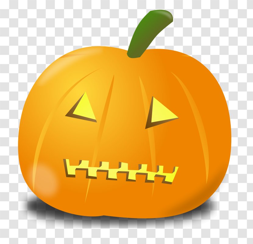 Jack-o'-lantern Clip Art Pumpkin Pie Squash - Orange - Thumbtack Pumpkins Transparent PNG