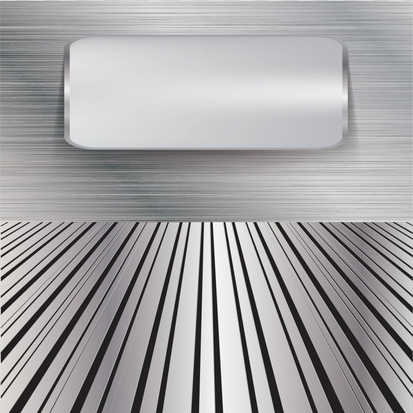 Black And White 3D Computer Graphics Metal - Stripe Transparent PNG