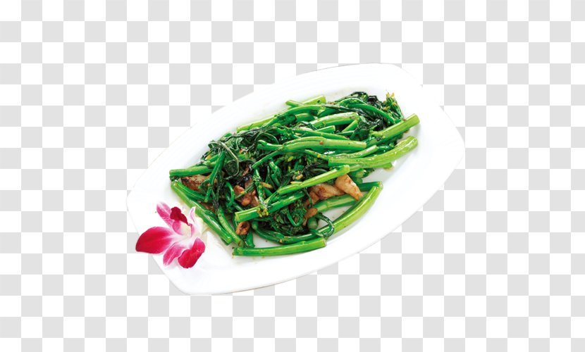 Leaf Vegetable Fried Fish Vegetarian Cuisine Frying - Sprouting - Small Vegetables Pictures Transparent PNG