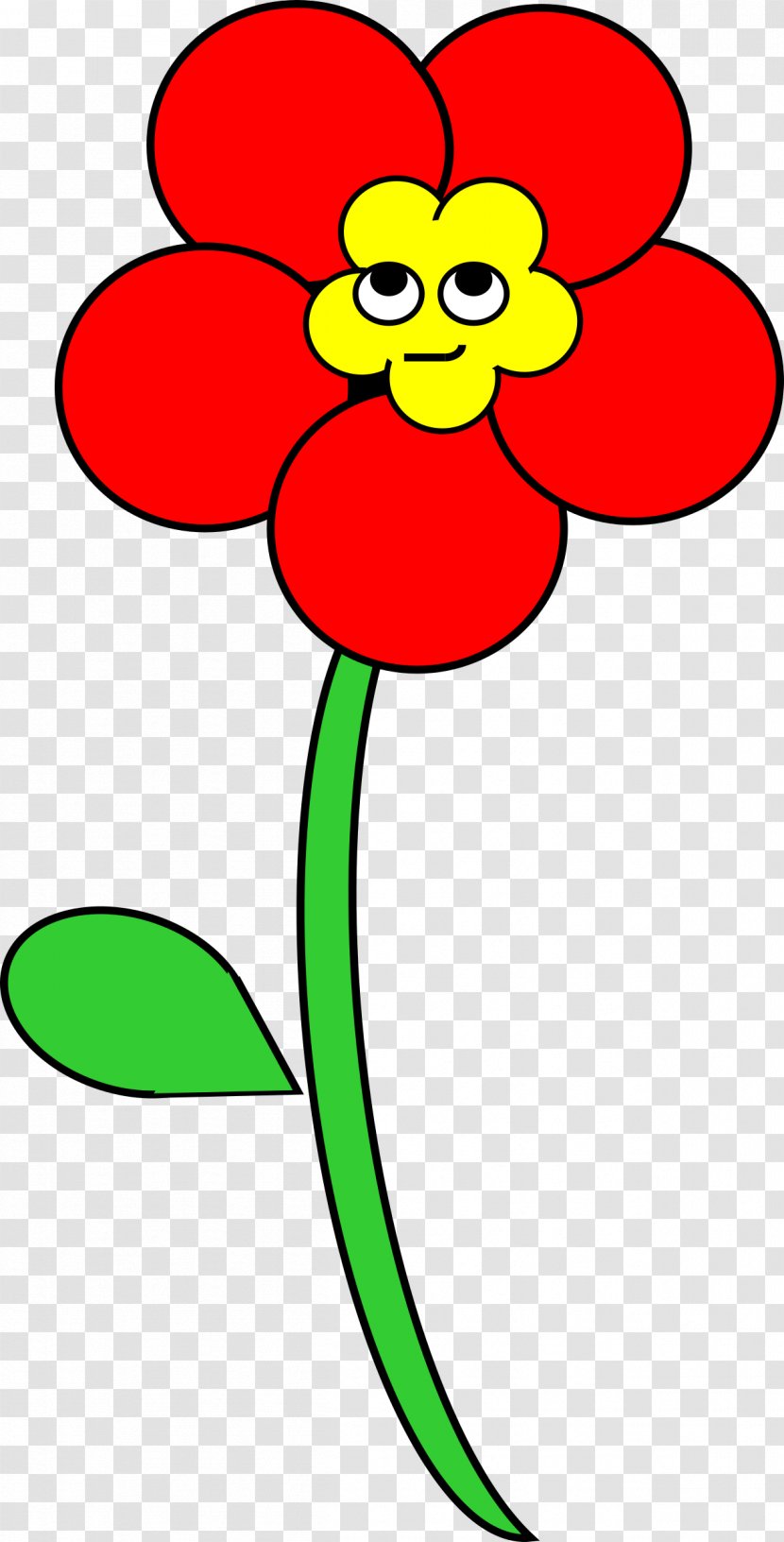 Flower Poppy Plant Stem Clip Art Transparent PNG