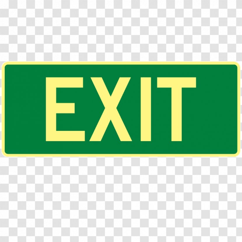 Exit Sign Information Emergency Safety - Lighting Transparent PNG