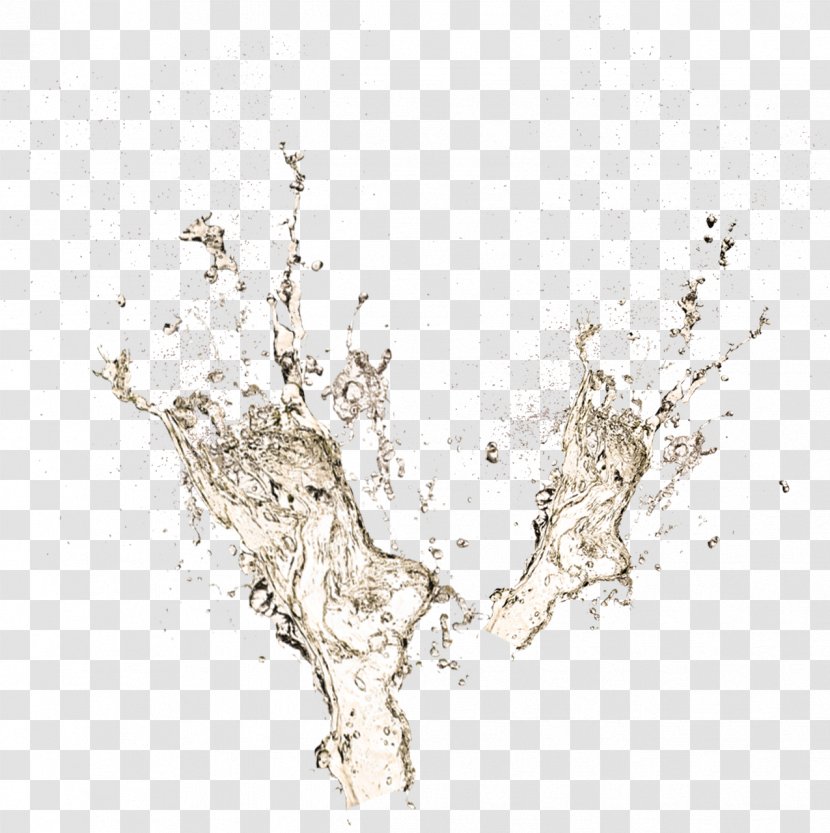 Water Download Gratis - Publicity - Light Gold Spray Effect Transparent PNG