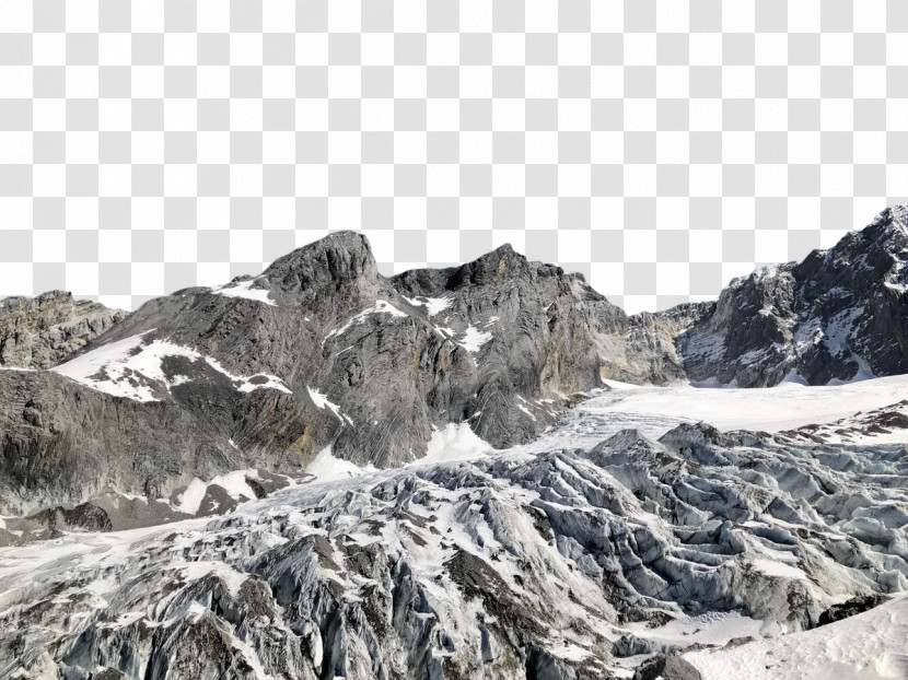Terrain Geology Mountain Range Moraine Glacier Transparent PNG