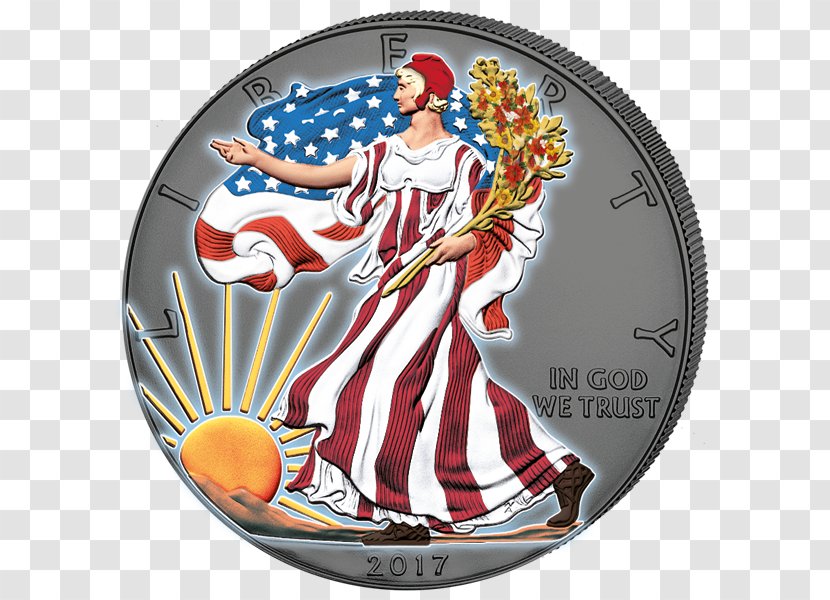 American Silver Eagle Gold Bullion Coin - Vs Transparent PNG