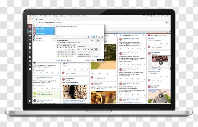 Hootsuite Social Media Computer Program Management Marketing - Monitor Transparent PNG