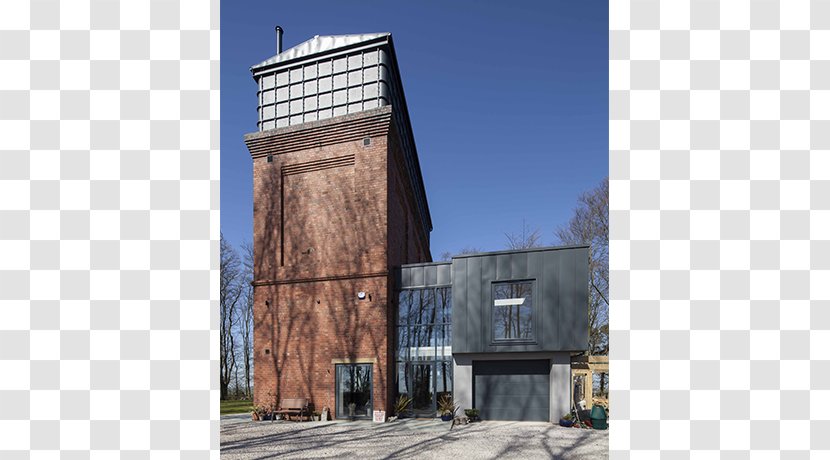 Facade Commercial Building Property - Water Tower Transparent PNG