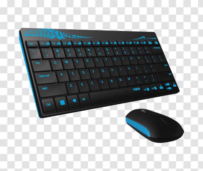 Computer Keyboard Mouse Wireless Rapoo Transparent PNG
