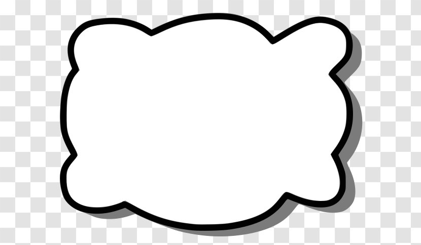 Speech Balloon Drawing Clip Art - Line - Label Cloud Transparent PNG