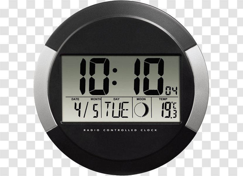 Radio Clock Digital Data Hama Photo - Brand Transparent PNG
