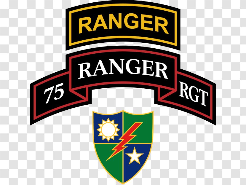 75th Ranger Regiment School United States Army Rangers 1st Battalion - Tab - US Transparent PNG