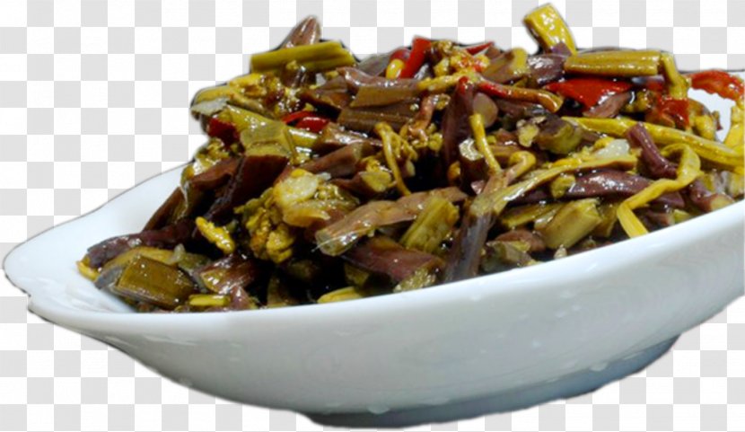 Vegetarian Cuisine Fiddlehead Fern Vegetable Food - Pteridium Aquilinum Var Latiusculum - Salad Transparent PNG