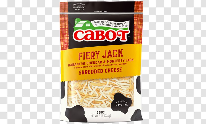 Cabot Milk Mexican Cuisine Ingredient Monterey Jack - Shredded Cheese Transparent PNG