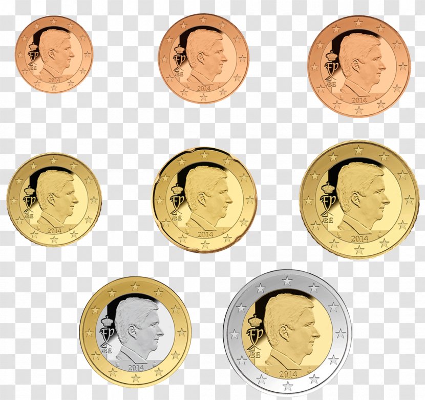 Belgian Euro Coins Belgium - Coin Transparent PNG
