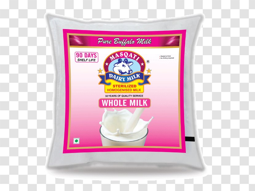 Milk Ice Cream Dairy Products Water Buffalo - Packet Transparent PNG