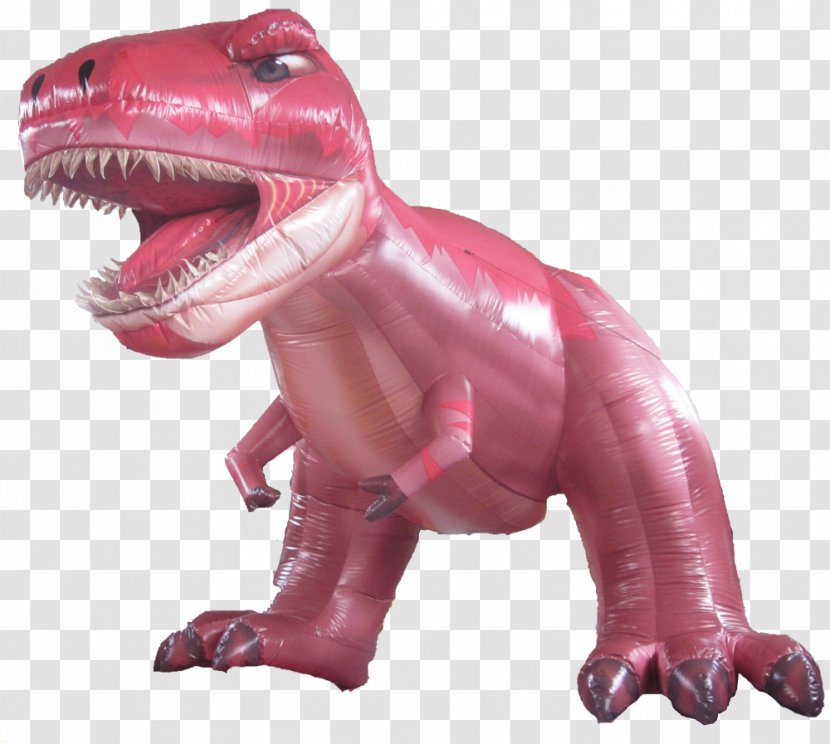 Tyrannosaurus Pink M Inflatable Figurine RTV - Dragon Transparent PNG