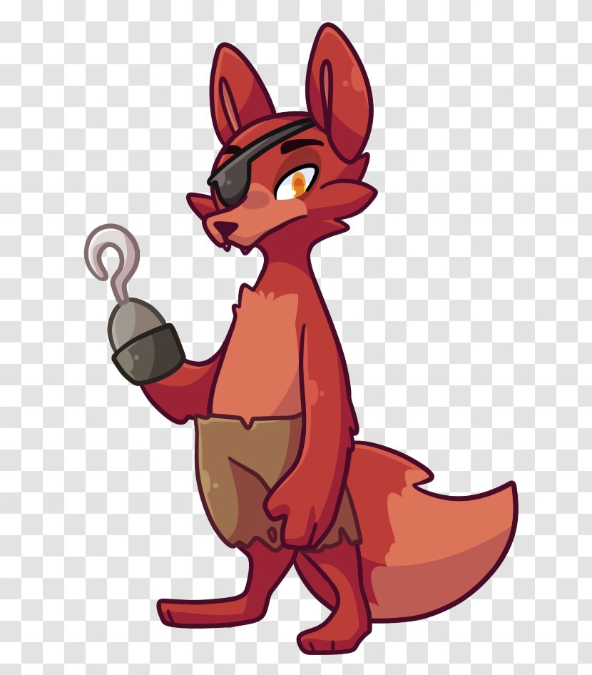 Red Fox Five Nights At Freddy's: Sister Location Caricature Clip Art - Cat Like Mammal - Video Game Transparent PNG