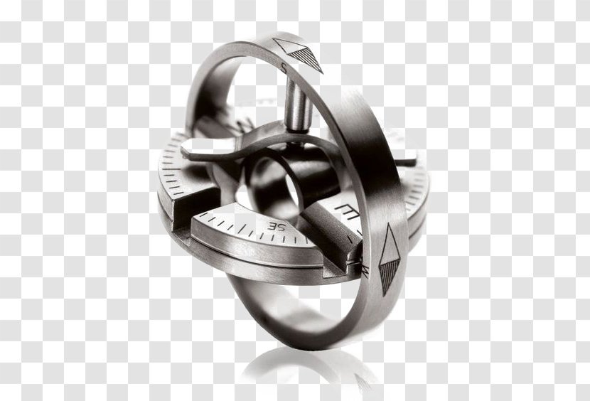 Pendant Compass Jewellery Sundial Titanium - Hardware - Metal Transparent PNG