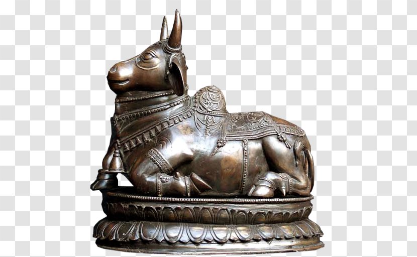 Statue Nandi Temple, Khajuraho India Sculpture - Bronze Transparent PNG