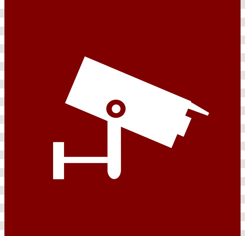 Closed-circuit Television Surveillance Clip Art - Signage - Camera Clipart Transparent PNG