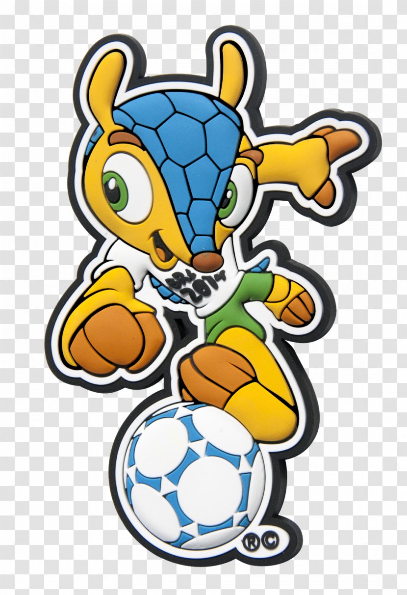 2014 FIFA World Cup Fuleco Official Mascots Magnets In Brazil Clip Art - Fifa - Mascote Copa Transparent PNG